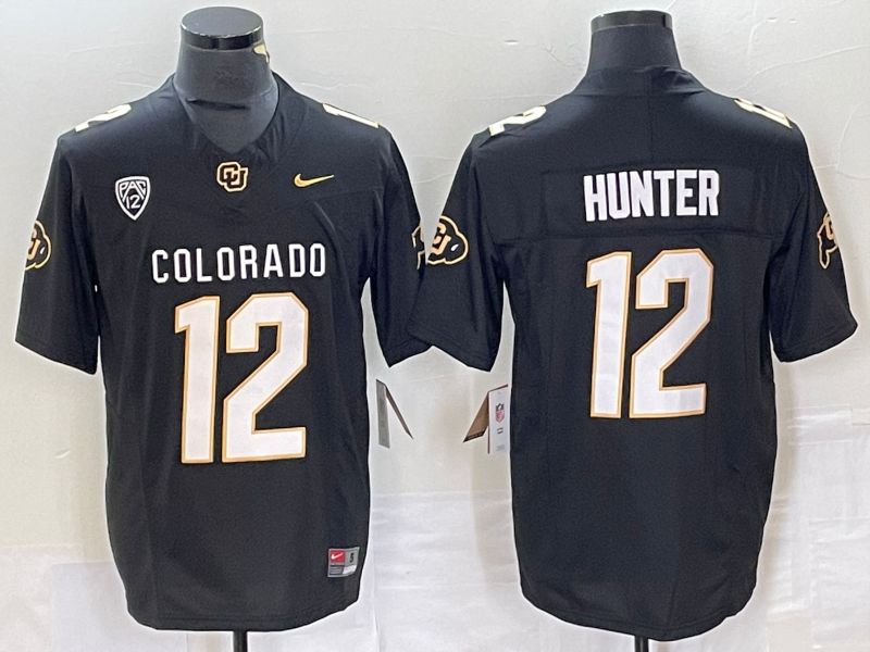 Men NHL Colorado avalanche #12 Hunter black jerseys